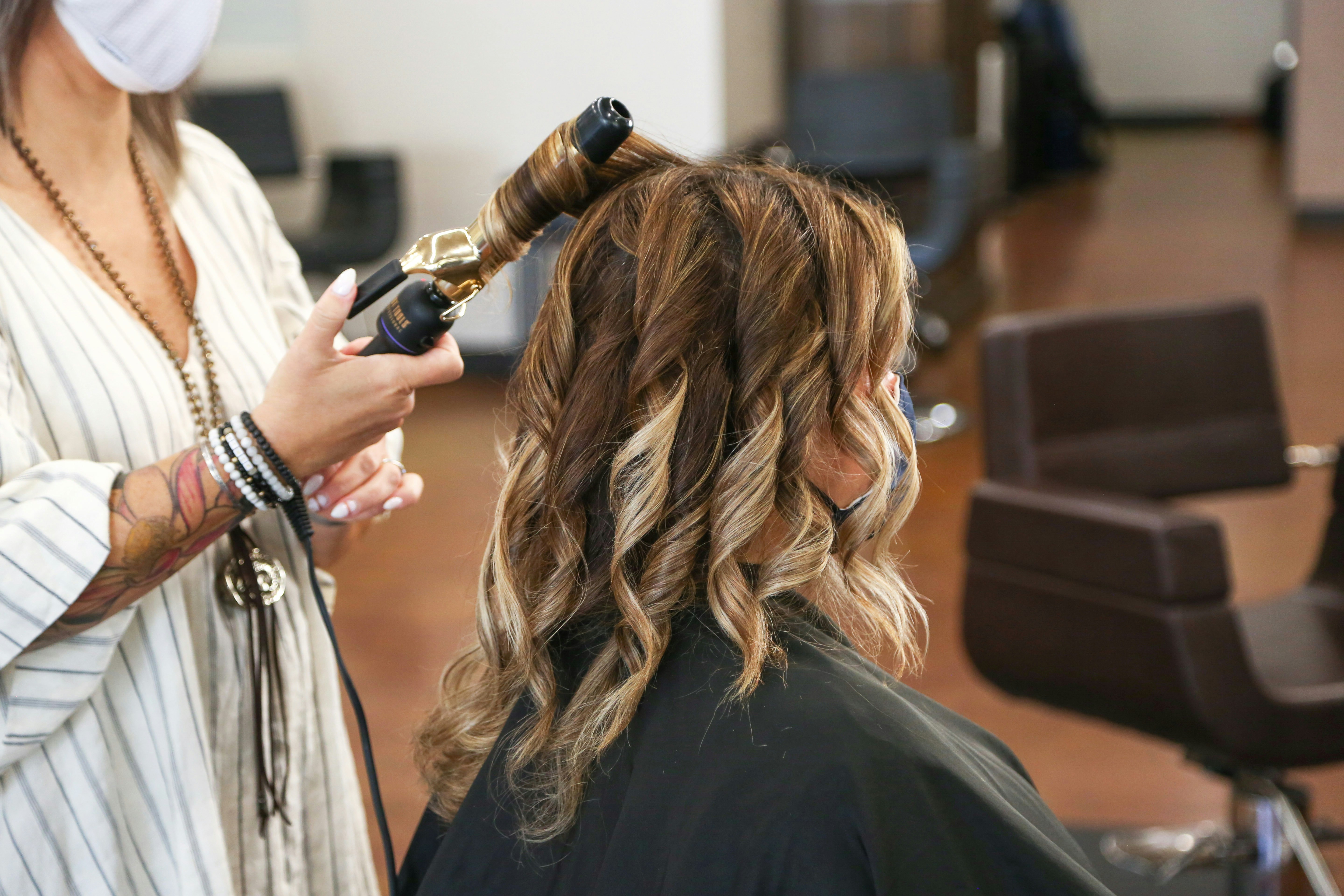 Hair styling at Sharp Image