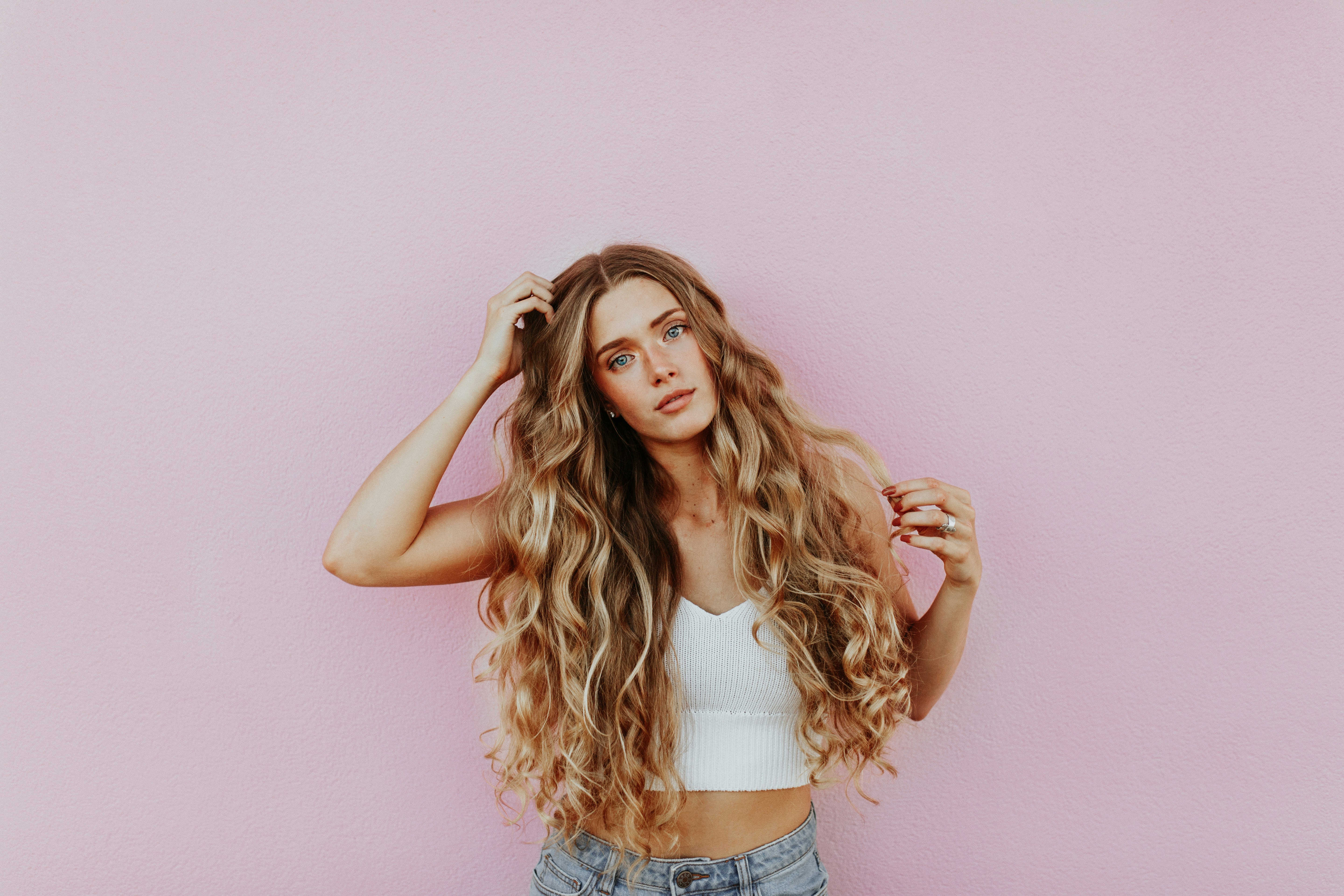 Women's hair styling